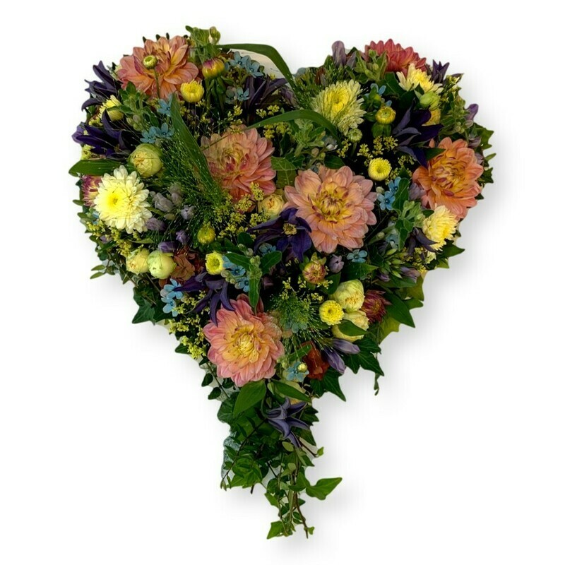 Herz bunt
