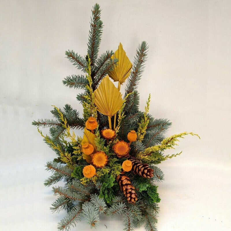Winterarrangement orange