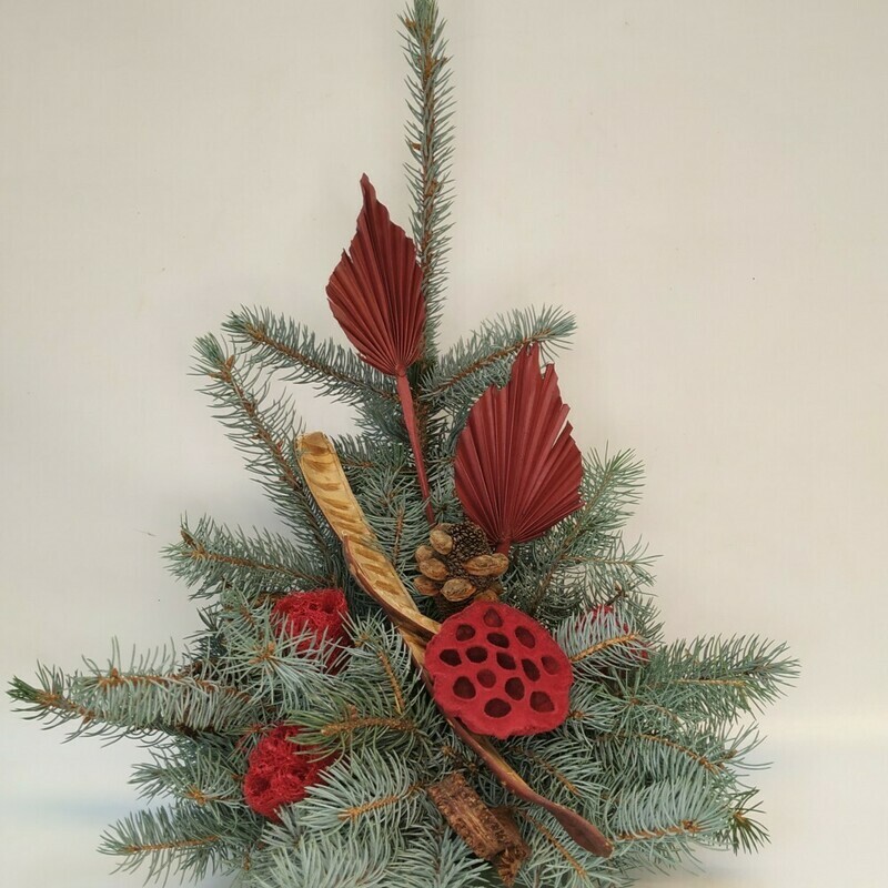 Winterarrangement rot