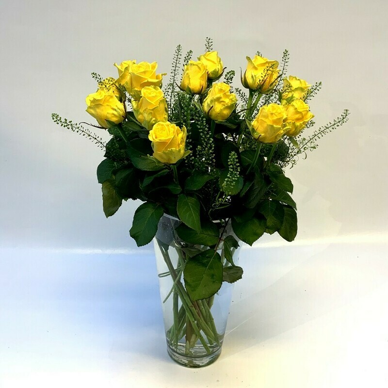 Rosen gelb mit grün