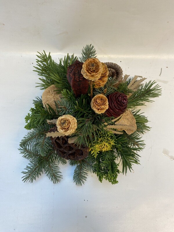 Winterarrangement natürlich