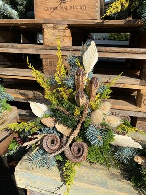 Winterarragement Gestecke