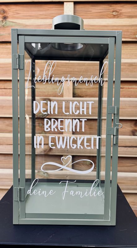 Dein Licht brennt in Ewigkeit