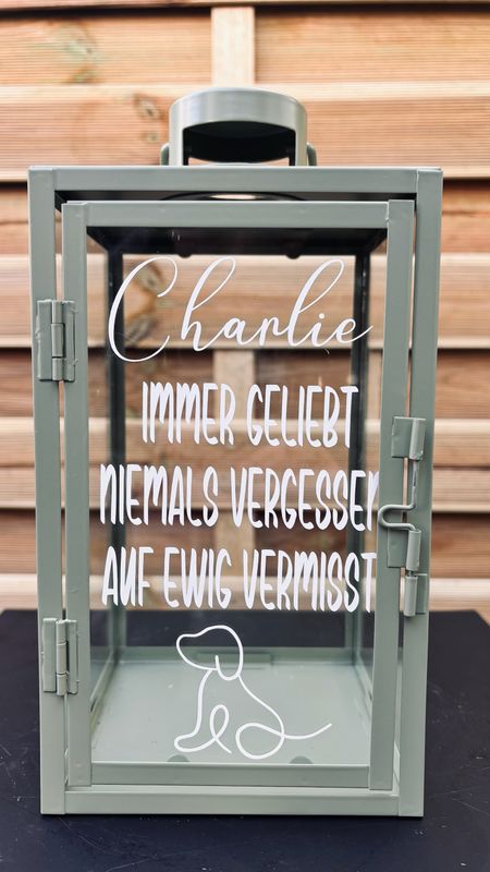 IMMER GELIEBT NIEMALS VERGESSEN AUF EWIG VERMISST