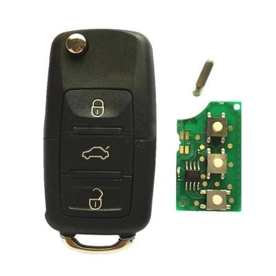 Выкидной ключ зажигания 1K0959753G (3 кнопки) 434МГц ID48 для VW/Skoda/Seat