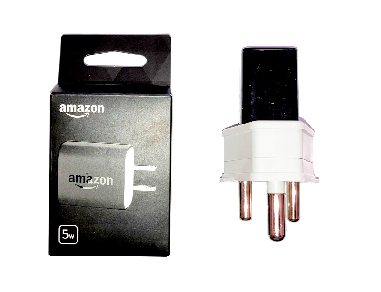 Amazon Official USB Charger for Fire Tablets and Kindle eReaders (in Retail box)