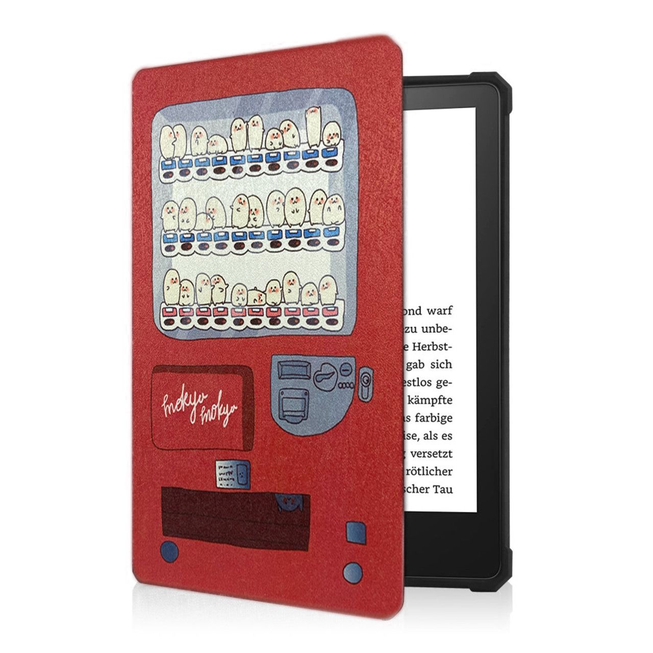 CAWA Slim Smart Case/Cover for Kindle Paperwhite 6.8&quot; (Gen 11 - 2021) - Cartoon Collection, Pattern: Vending Machine