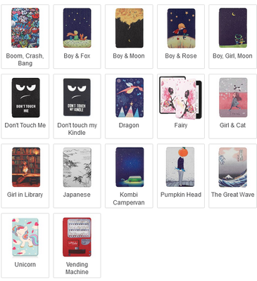 CAWA Slim Smart Case/Cover for Kindle Paperwhite 6.8&quot; (Gen 11 - 2021) - Cartoon Collection