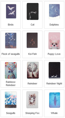 CAWA Slim Smart Case/Cover for Kindle 6&quot; (Gen 11 2022 / 2024) - Animal Collection