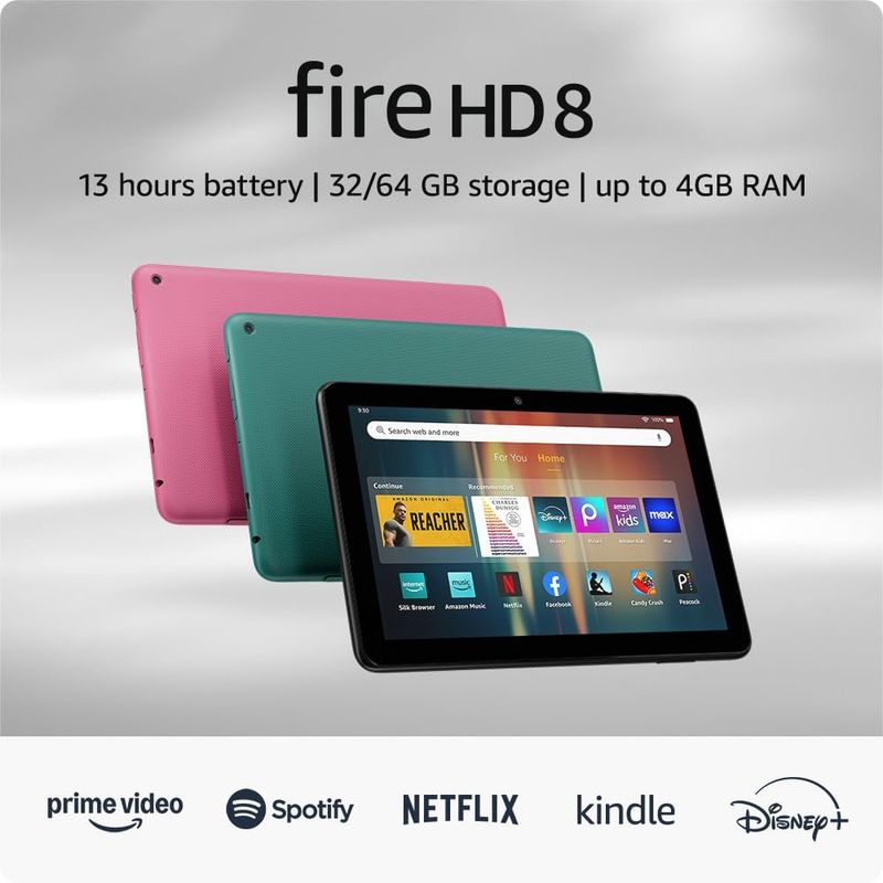 Fire HD 8 (Gen 12 -2024 model)