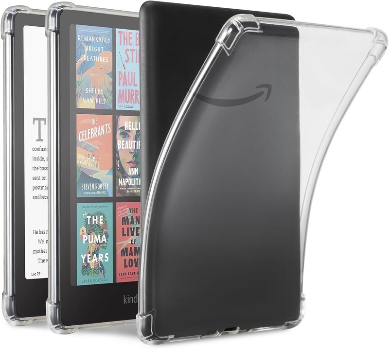 CAWA Slim Smart Case/Cover for Kindle Paperwhite 7&quot; (Gen 12 - 2024) - Clear Back