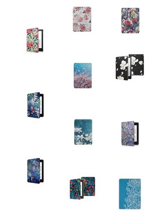 CAWA Slim Smart Case/Cover for Kindle Paperwhite 7&quot; (Gen 12 - 2024) - Flowers