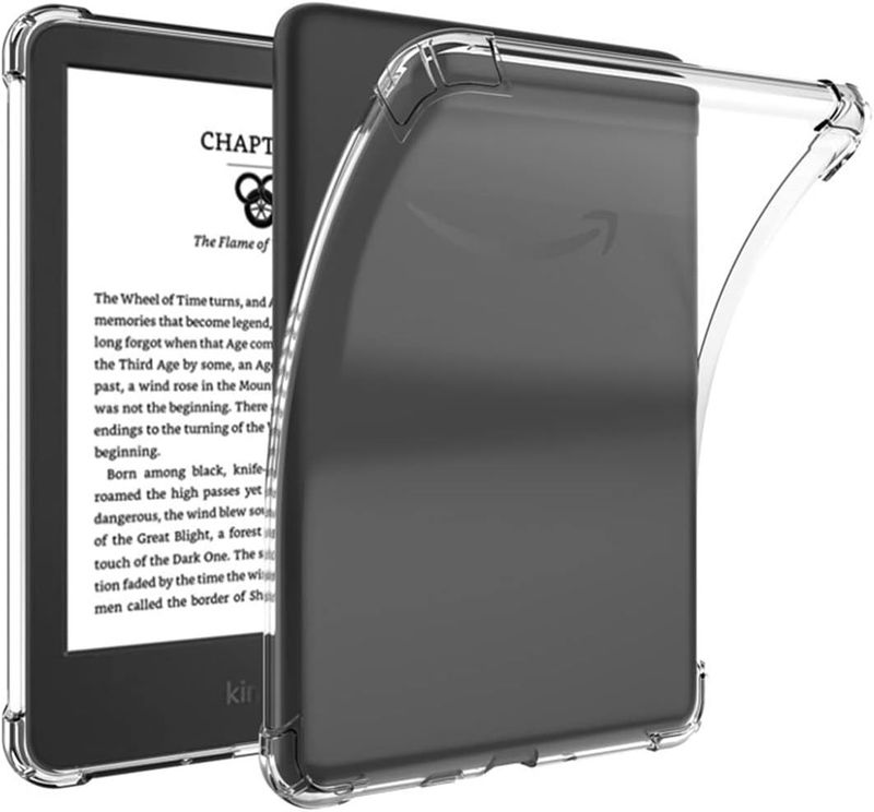 CAWA Slim Smart Case/Cover for Kindle Gen 11 6" (2022-2024) - Clear Back