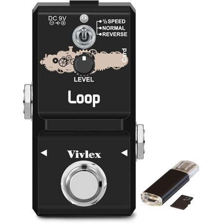 VIVLEX Guitar Loop Station: with 1GB Memory Card