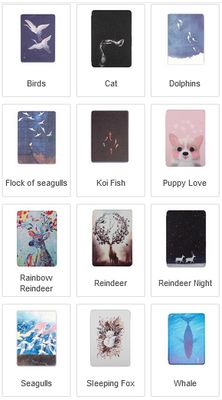 CAWA Slim Smart Case/Cover for Kindle Paperwhite 6" (Gen 10 - 2018) - Animal Collection