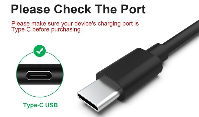 Replacement USB-C Charge cable (Generic)