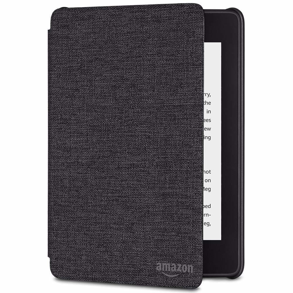 Official Amazon Water-safe fabric Cover for Kindle PaperWhite 2018, Colour: Charcoal Black