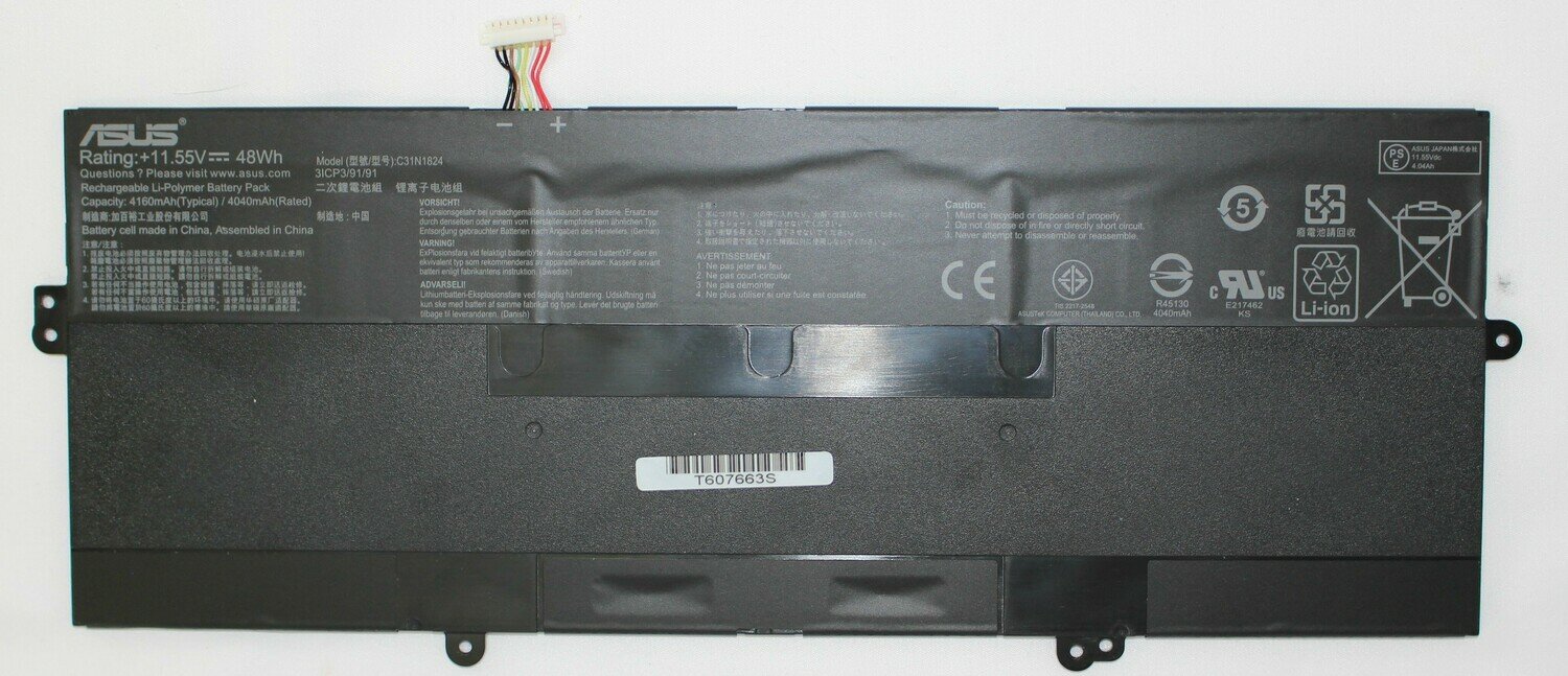 Asus Chromebook Flip C434TA 3ICP3/91/91 11.55V 48Wh Battery
