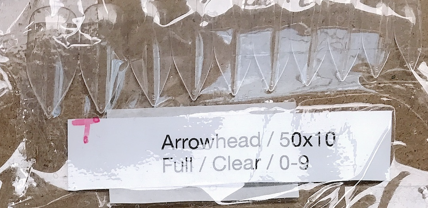 [generic] Arrowhead Full Nail Tips Set (natural/clear)