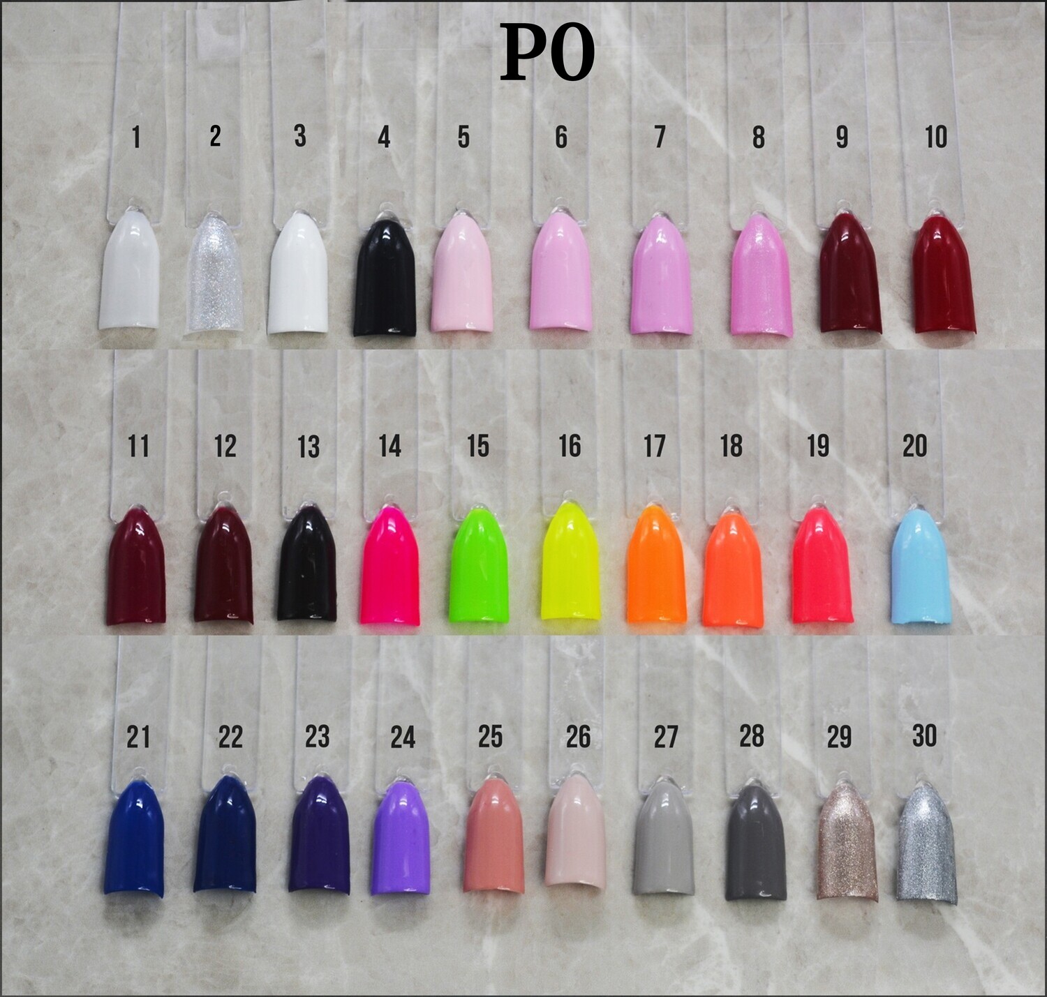 [Present] Gel & Nail Polish Matching Duo Collection (30 Colours)
