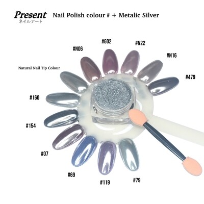 [generic] Metallic Silver Mirror Powder