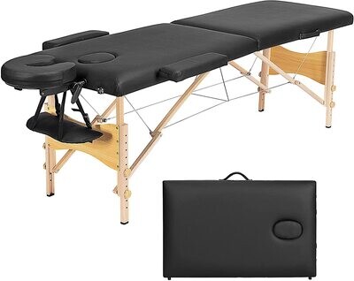 [generic] Top Portable Massage Bed Package (Black)
