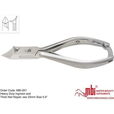[MBI] 201 Heavy Duty Ingrown and Thick Nail Nippers (5.5″)