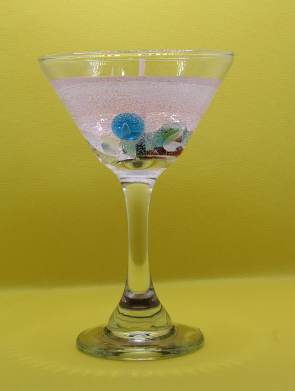 Martini Me Crazy Gel Candle