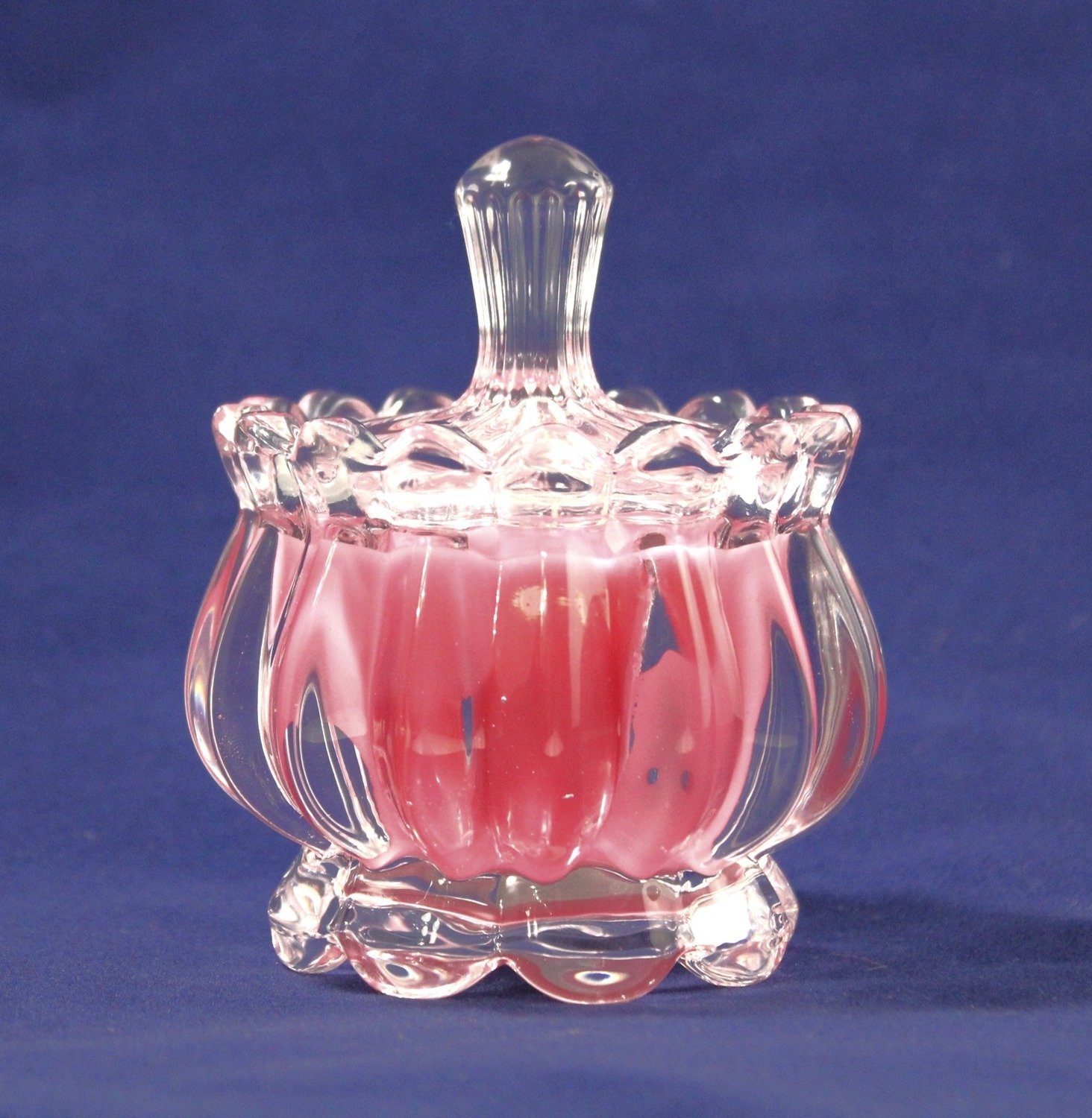 Sweet Diamond Passion Scented Wax Candle In Elegant Glassware
