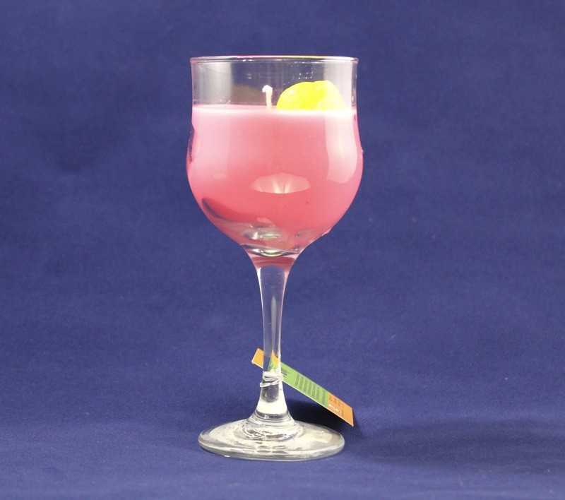Sweet Diamond Passion Scented Wax Candle In Water Goblet