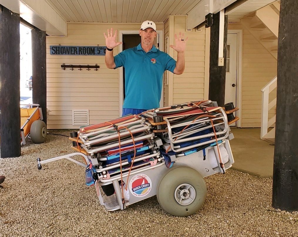 1 Week Beach Cart Rental (Free Delivery and Pickup on Saturdays)