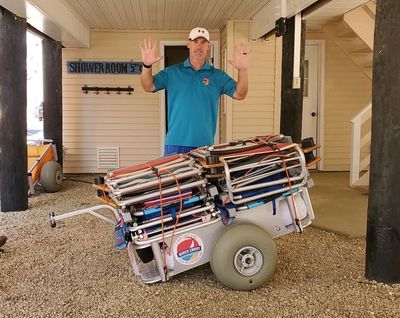 1 Week Beach Cart Rental (Free Delivery and Pickup on Saturdays)