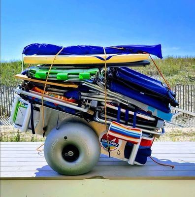1 Week Beach Cart Rental (Free Delivery and Pickup on Saturdays)