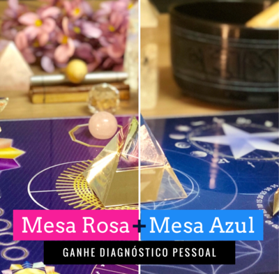 CURSO MESA PSIÔNICA RP® ROSA + AZUL 25 e 26/03 de 19h às 22h e 27/03 de 09h às 18h - ONLINE AO VIVO + Diagnóstico Pessoal (Curso Gravado) CURSO MESA PSIÔNICA RP® ROSA + AZUL 25 e 26/03 de 19h às 22h e 27/03 de 09h às 18h - ONLINE AO VIVO + Diagnóstico Pessoal (Curso Gravado)