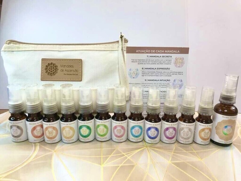 Kit 13 Sprays Vibracionais | Mandalas de Ascensão