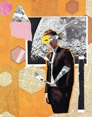 Maybe It's Wednesday #1 Collage Print