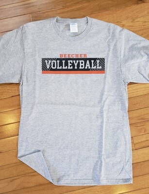 Beecher Volleyball Rectangle Tee, Crew or Hoodie