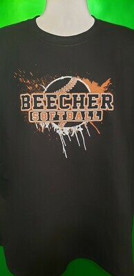 Beecher Softball Splatter Tee