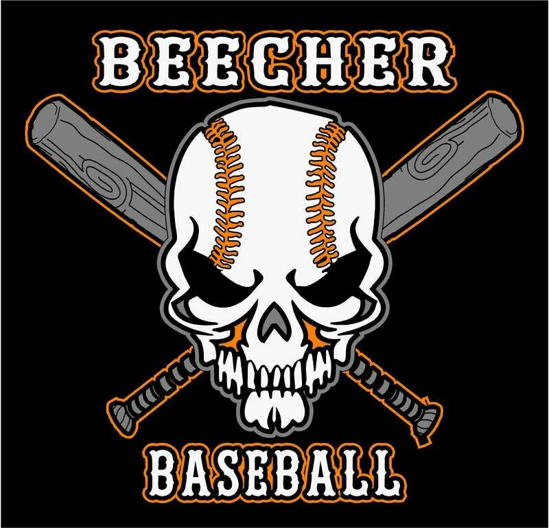 Beecher Skull Baseball Tee