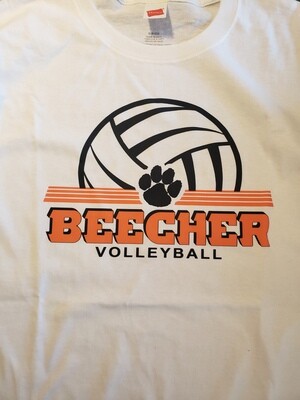 Beecher Volleyball Lines Tee