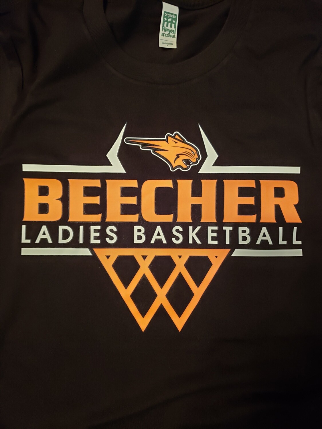 Beecher Ladies Basketball Tee - Free Name Number