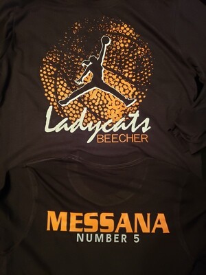 Beecher Ladycats AIR Tee - Free Name, number