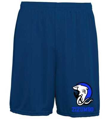 Navy Zizumbo Mastodon  Gym Shorts