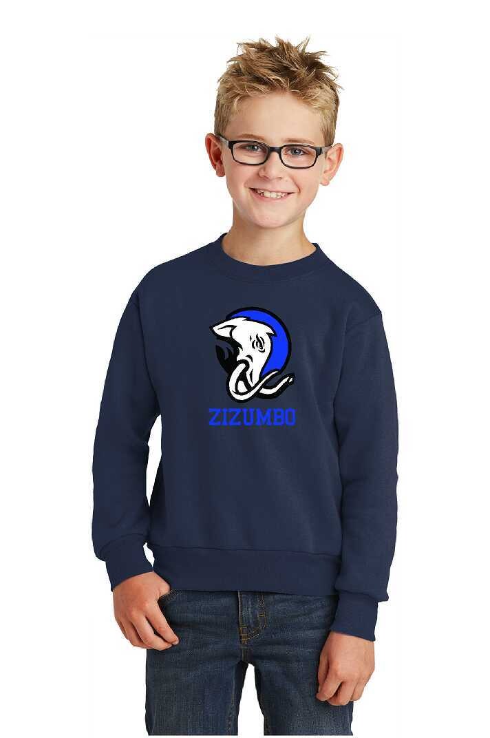 Navy Zizumbo Mastodon Crewneck Sweatshirt