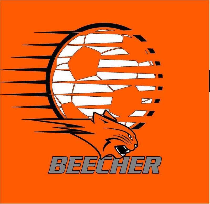 Soccer Ball Cat on Orange