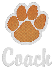 Bobcat Paw or Cat Embroidered Hoodie