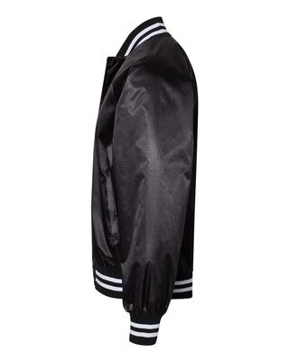 Black Satin Bobcat Jacket