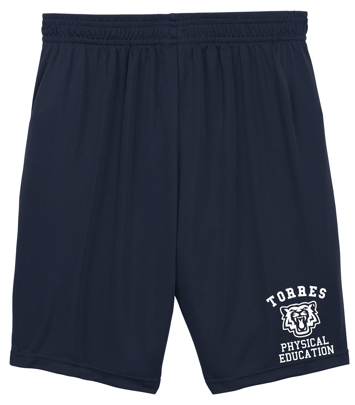 PE Navy Torres Wildcat Physical Education Shorts