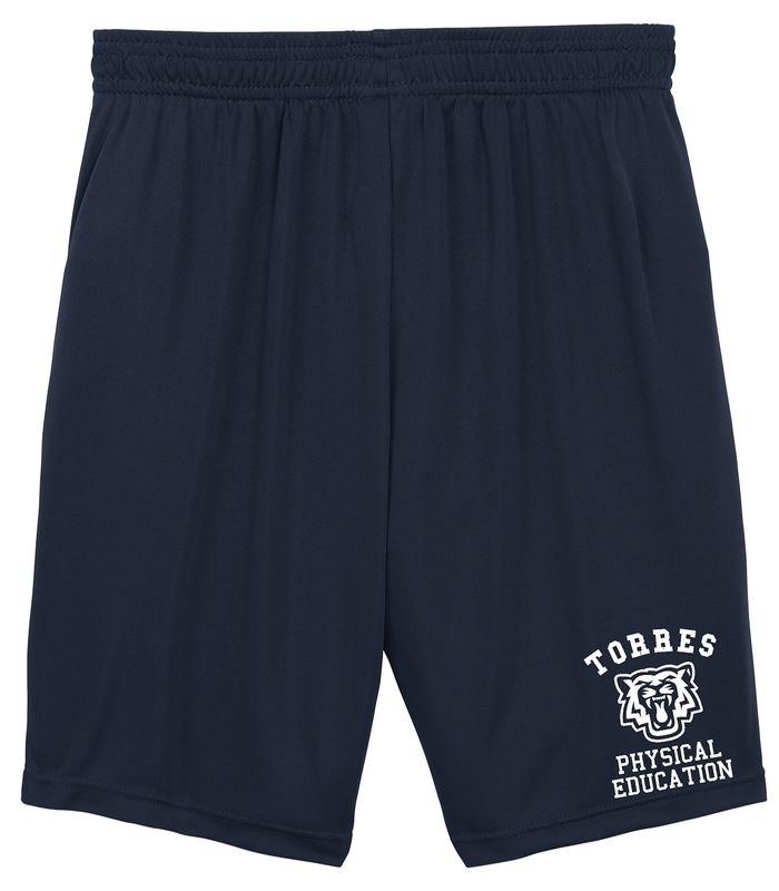 Navy Torres Wildcat Physical Education Shorts