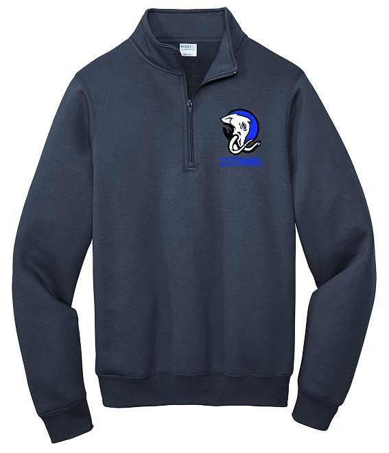 Navy Zizumbo 1/4 Zip Fleece Sweatshirt